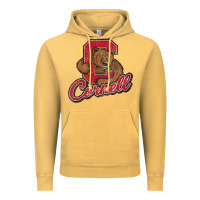 Vintage Mustard cornell Vintage Hoodie - DesignPulse