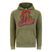 Vintage Olive cornell Vintage Hoodie - DesignPulse