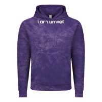 Cloud Purple i am unwell Vintage Hoodie - DesignPulse