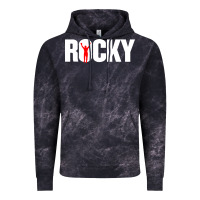 Cloud Black boxer r o c k y Vintage Hoodie - DesignPulse