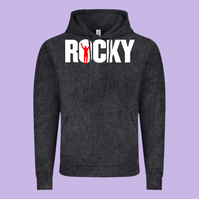 Boxer R O C K Y Vintage Hoodie Designed By Designpulse
