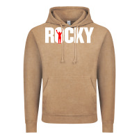 Vintage Coffee boxer r o c k y Vintage Hoodie - DesignPulse