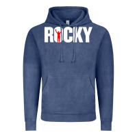 Vintage Denim boxer r o c k y Vintage Hoodie - DesignPulse