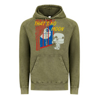 Vintage Olive that's no moon Vintage Hoodie - DesignPulse