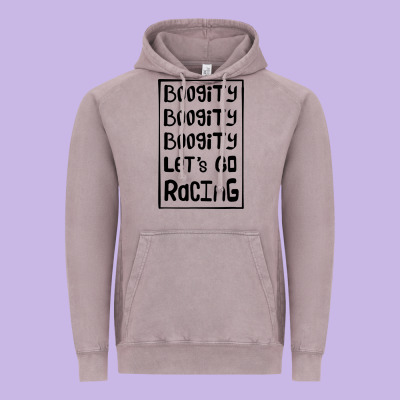 Boogity Lets Go Racing Vintage Hoodie Designed By Designpulse