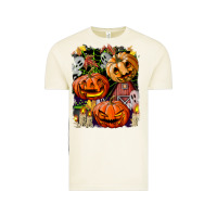 Vintage Arctic Halloween Pumpkins Vintage Tee - BundleAndBundleShop