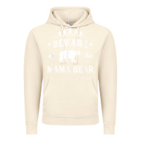 Vintage Artic beware mama bear mom protect strong mother graphic clip art t shirt Vintage Hoodie - DesignPulse