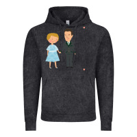 Vintage Black sound of music - loving me Vintage Hoodie - DesignPulse