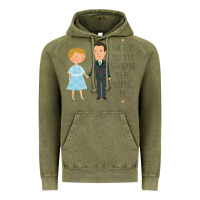 Vintage Olive sound of music - loving me Vintage Hoodie - DesignPulse