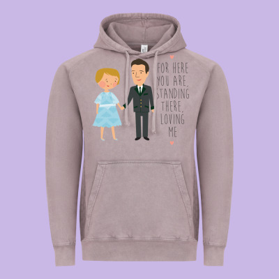 Sound Of Music - Loving Me Vintage Hoodie Designed By Designpulse