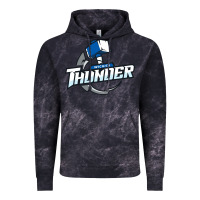 Cloud Black wichita thunder Vintage Hoodie - DesignPulse