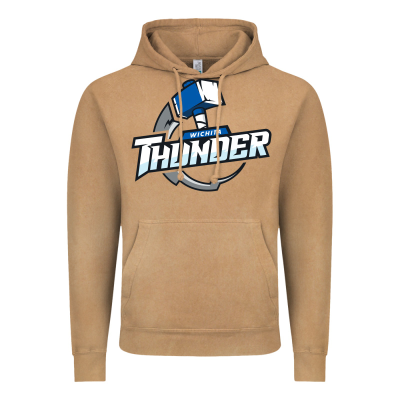 Wichita Thunder Vintage Hoodie by DesignPulse | Teevron