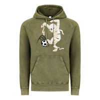 Funny Halloween Soccer Ball Vintage Hoodie | Teevron