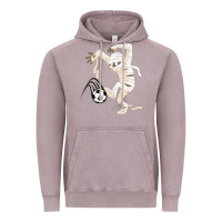 Vintage Zinc funny halloween soccer ball Vintage Hoodie - DesignPulse