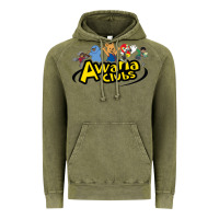 Vintage Olive awa na awa ni clubs Vintage Hoodie - DesignPulse