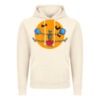 Vintage Artic cheerleading skeleton halloween cheer skeleton cheerleader t shirt Vintage Hoodie - DesignPulse