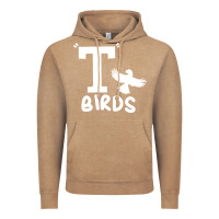 Vintage Coffee t birds greaser thunderbirds 1970s t birds pullover hoodie Vintage Hoodie - DesignPulse