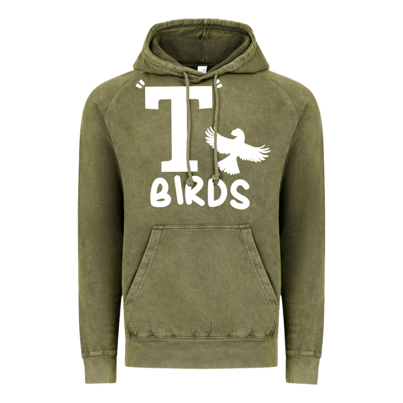 T Birds Greaser Thunderbirds 1970s T Birds Pullover Hoodie Vintage Hoodie by DesignPulse | Teevron