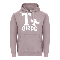 Vintage Zinc t birds greaser thunderbirds 1970s t birds pullover hoodie Vintage Hoodie - DesignPulse