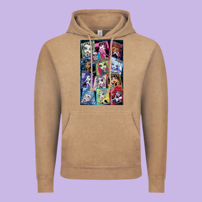 Monster High Character Vintage Hoodie Designed By Designpulse