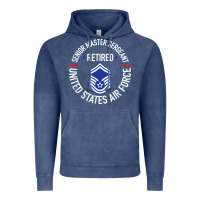 Vintage Denim senior master sergeant retired air force retirement gifts t shirt Vintage Hoodie - DesignPulse