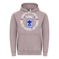 Vintage Zinc senior master sergeant retired air force retirement gifts t shirt Vintage Hoodie - DesignPulse