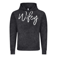 Vintage Black wifey sweat(b) Vintage Hoodie - DesignPulse