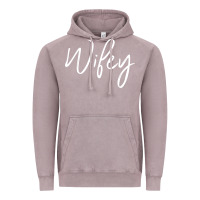 Vintage Zinc wifey sweat(b) Vintage Hoodie - DesignPulse