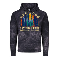 Cloud Black redwood national park california retro vintage cam Vintage Hoodie - DesignPulse