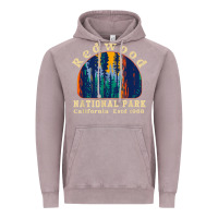 Vintage Zinc redwood national park california retro vintage cam Vintage Hoodie - DesignPulse