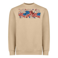 Mushroom fourth of july american flag Heavyweight Sweatshirt - RanaPortraitStore