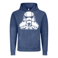Vintage Denim dark side knuckle starwars stormtrooper 2 Vintage Hoodie - DesignPulse
