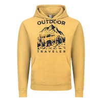 Vintage Mustard traveler Vintage Hoodie - DesignPulse