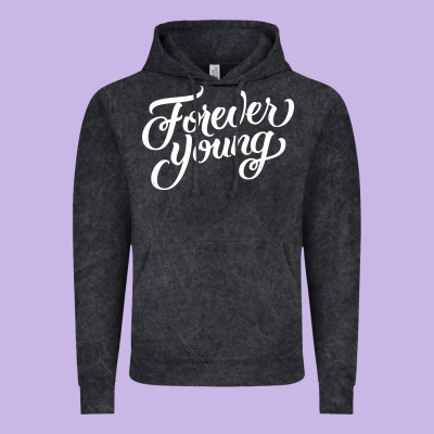 Forever Young Vintage Hoodie Designed By Designpulse