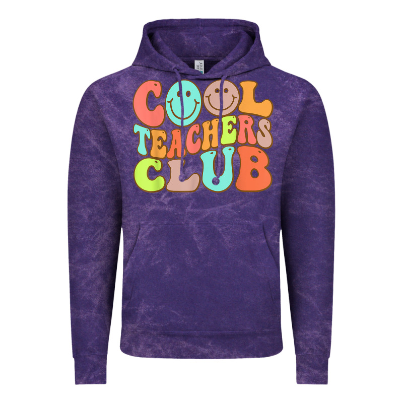 Cool Teachers Club Funny Smile Teachers Club Squad T Shirt Vintage Hoodie by DesignPulse | Teevron