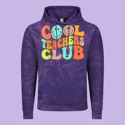 Cool Teachers Club Funny Smile Teachers Club Squad T Shirt Vintage Hoodie Designed By Designpulse