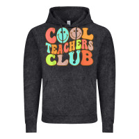Vintage Black cool teachers club funny smile teachers club squad t shirt Vintage Hoodie - DesignPulse