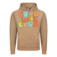 Vintage Coffee cool teachers club funny smile teachers club squad t shirt Vintage Hoodie - DesignPulse