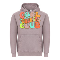 Vintage Zinc cool teachers club funny smile teachers club squad t shirt Vintage Hoodie - DesignPulse