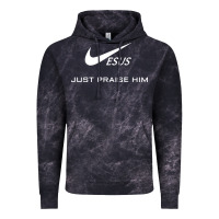 Cloud Black jesus just praise him Vintage Hoodie - DesignPulse