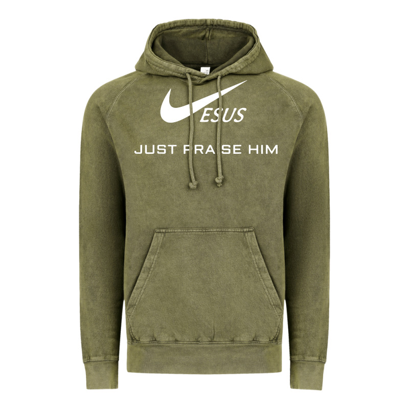 Jesus Just Praise Him Vintage Hoodie by DesignPulse | Teevron
