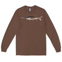 Chestnut Paddlefish Illustrations, Long Sleeve Tee - LillyAllenDesigns