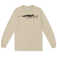 Mushroom Paddlefish Illustrations, Long Sleeve Tee - LillyAllenDesigns
