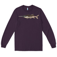 Plum Paddlefish Illustrations, Long Sleeve Tee - LillyAllenDesigns