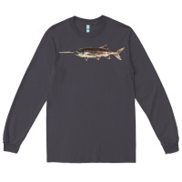 Smoke Paddlefish Illustrations, Long Sleeve Tee - LillyAllenDesigns