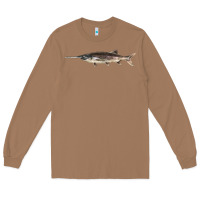 Toasted Coconut Paddlefish Illustrations, Long Sleeve Tee - LillyAllenDesigns