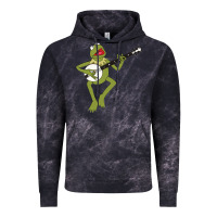Cloud Black Kermit playing the banjo Classic Vintage Hoodie - DesignPulse