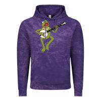 Cloud Purple Kermit playing the banjo Classic Vintage Hoodie - DesignPulse