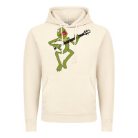 Vintage Artic Kermit playing the banjo Classic Vintage Hoodie - DesignPulse
