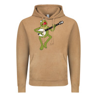 Vintage Camel Kermit playing the banjo Classic Vintage Hoodie - DesignPulse